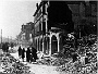 Riviera Paleocapa dopo il bombardamento del 1944 (foto di anonimo)